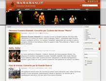 Tablet Screenshot of baraban.it